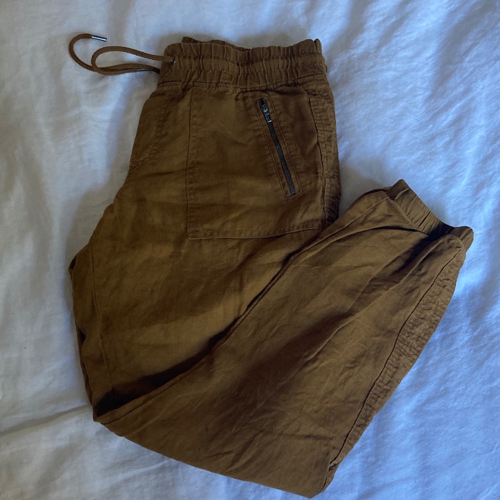 Athleta linen joggers